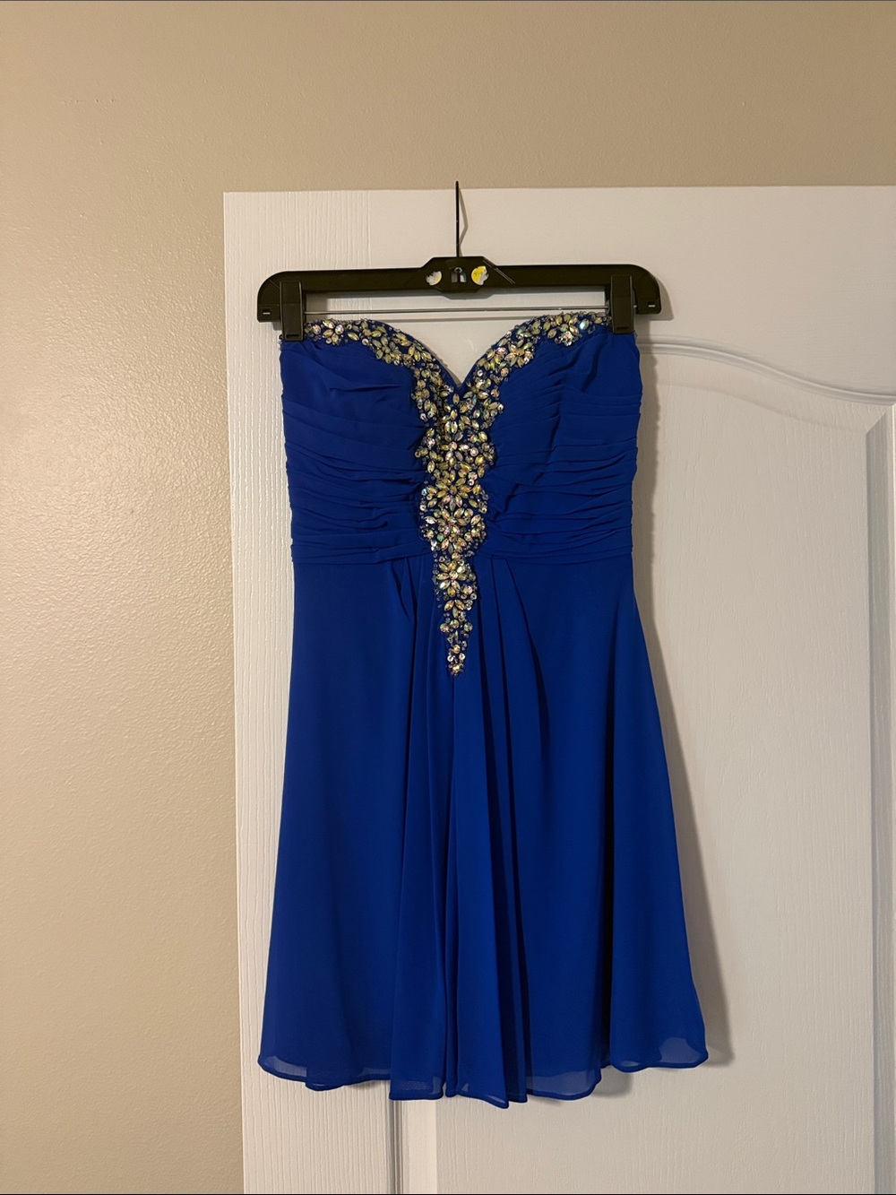 Blue homecoming dress